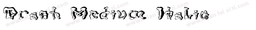 Trash Medium Italic字体转换